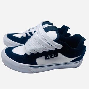 Vans Black & White Low-Top Skate Sneakers